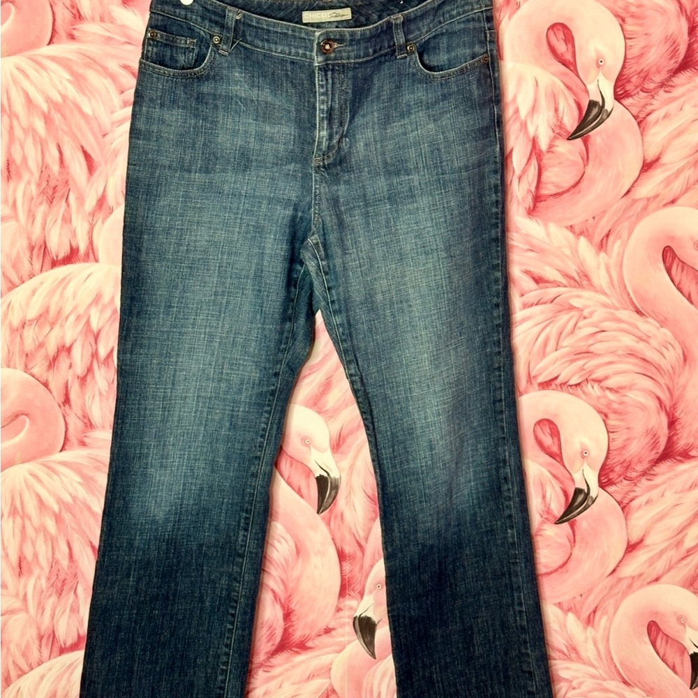 Chico's Platinum Jeans Size 2 Ulitmate Bootleg. Show your Kendrick Lamar Style